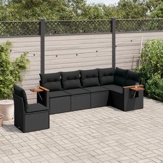 VidaXL set divano da giardino Polirattan  