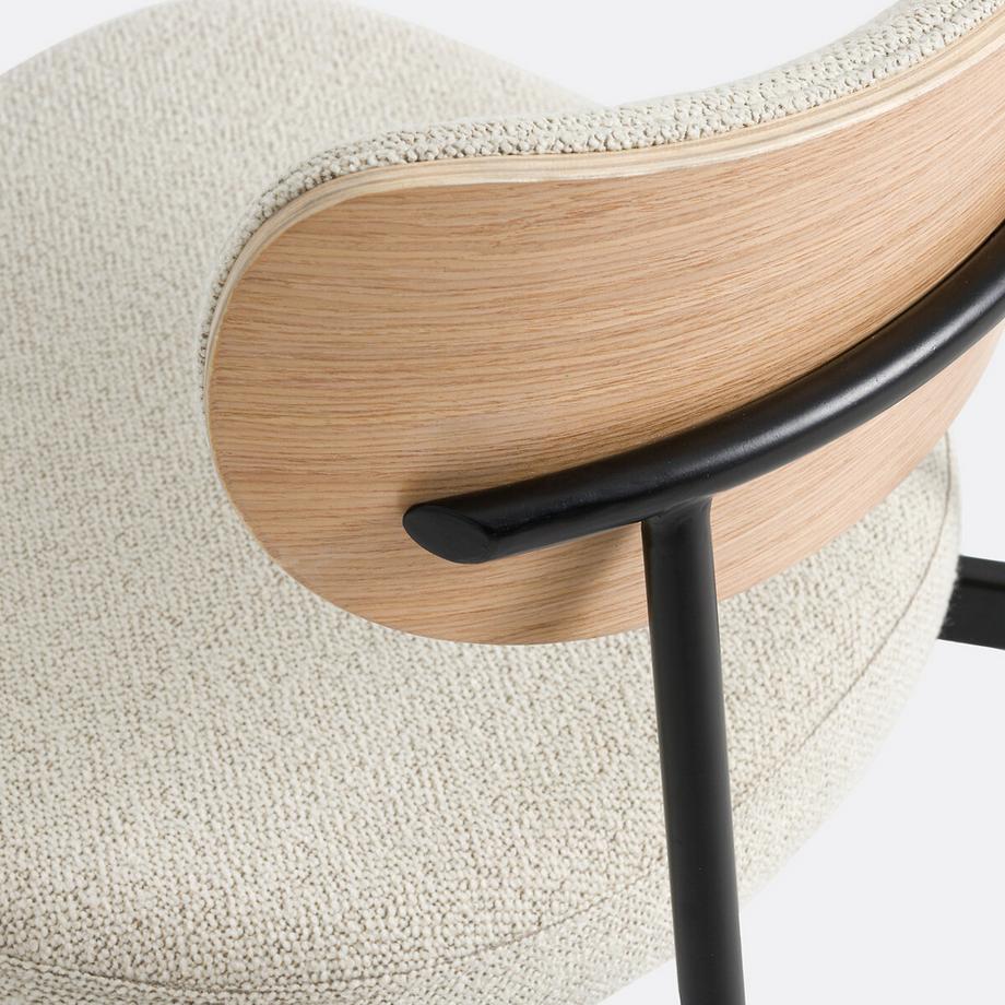 La Redoute Intérieurs 2er-Set Stühle aus strukturiertem Stoff  