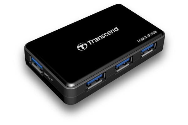 Transcend  TRANSCEND USB 3.0 4-Port Hub black TS-HUB3K 