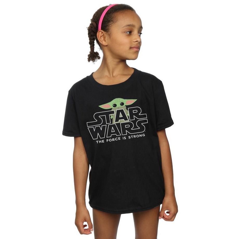 STAR WARS  Tshirt THE MANDALORIAN THE CHILD STRONG 