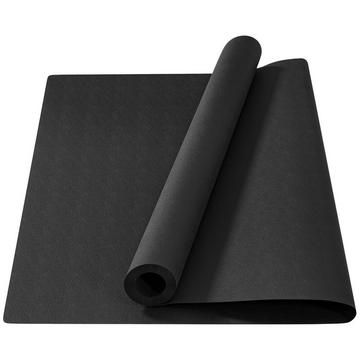Tappetino di protezione del pavimento per attrezzature fitness, tappetino fitness antiscivolo, tappetino sottostrato spesso 4 mm, tappetino sportivo, tappetino multifunzionale per yoga, tapis roulant, cyclette, tappetino yoga, tappetino, 200 x 100 cm, ner