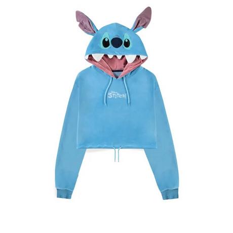 Difuzed Lilo & Stitch Stitch Crop Top Hoodie  