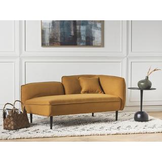 Beliani Chaise longue en Bouclé Moderne CHEVANNES  