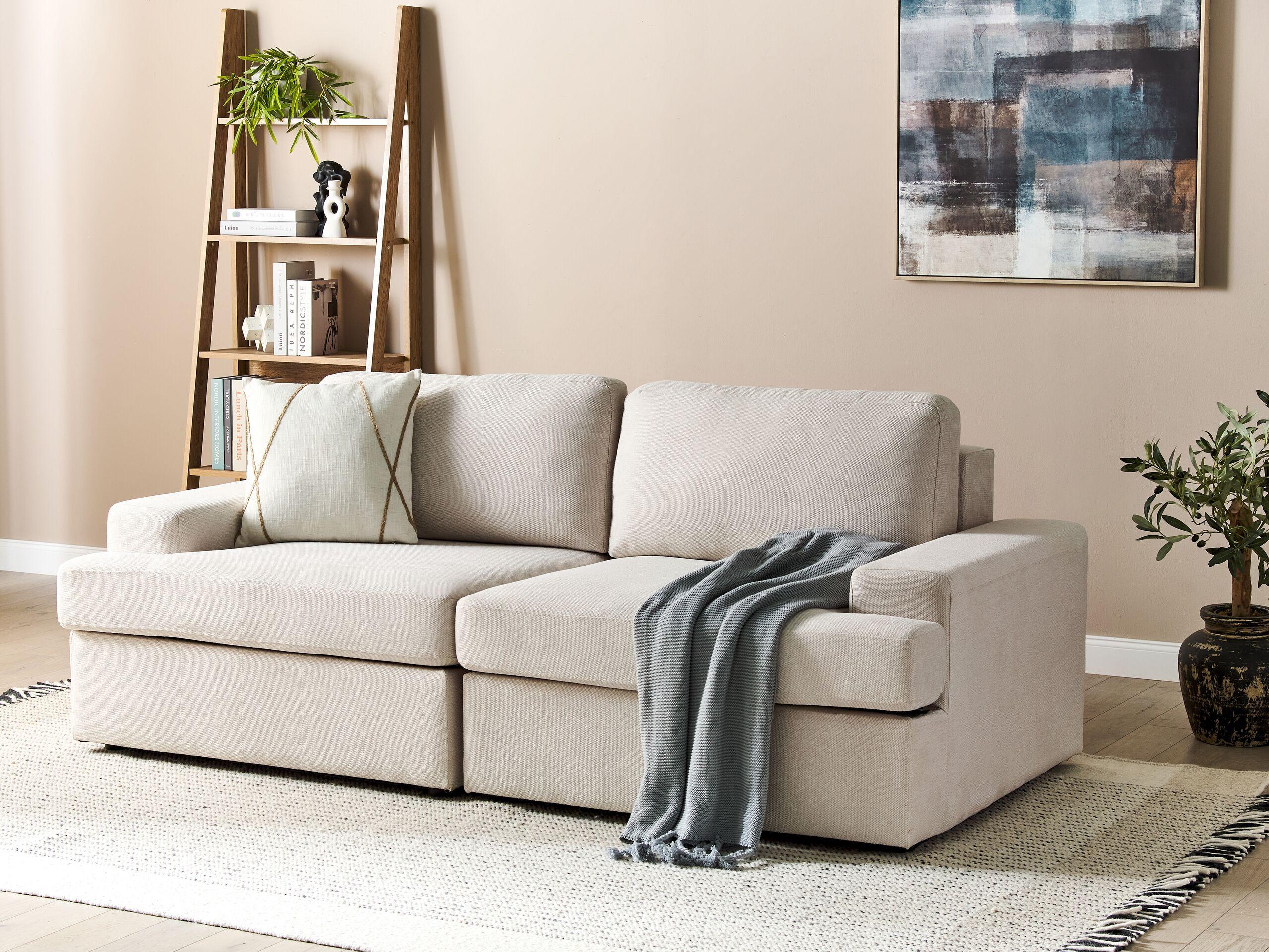 Beliani 3 Sitzer Sofa aus Polyester Klassisch ALLA  