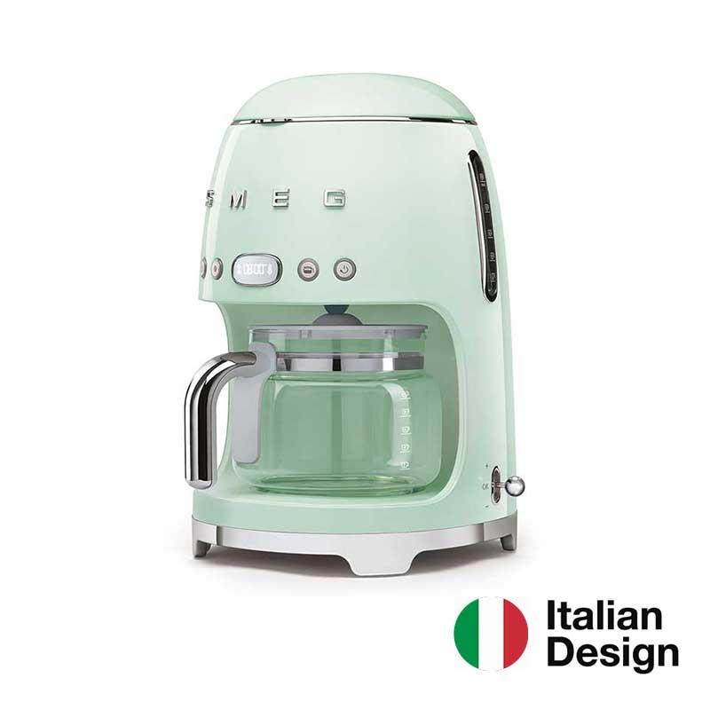 SMEG  Machine à café Esthétique Années &#8217;50 Vert d&#8217;eau 