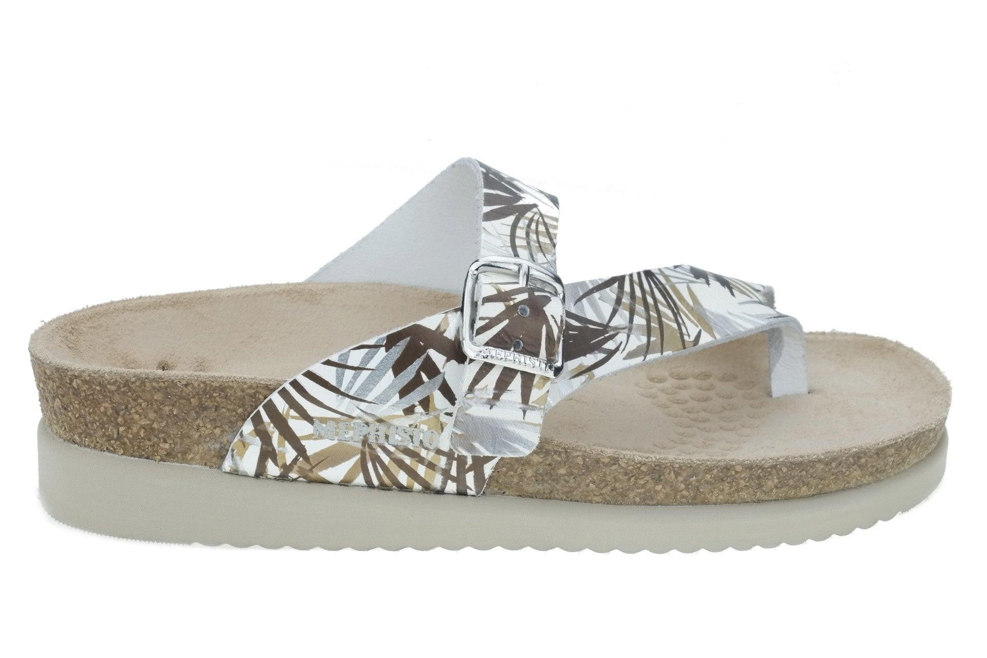 Image of Helen - Leder Sandale Damen Silber 41