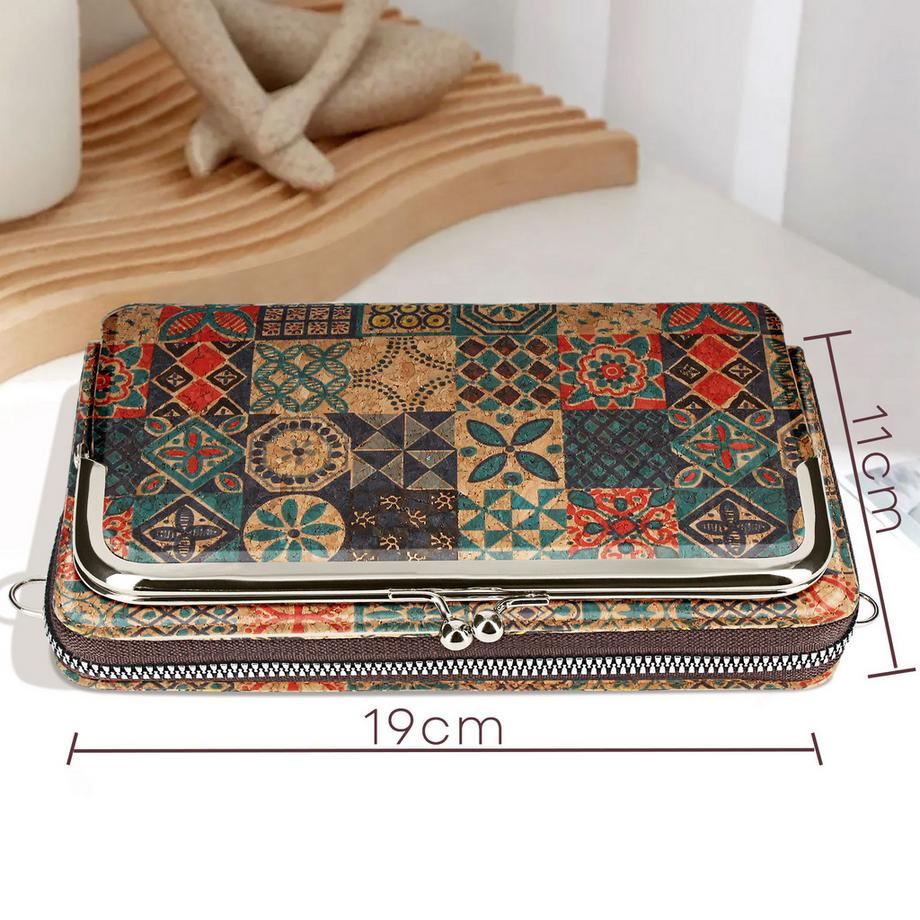 Avizar EcoCork Korkstoff Handytasche Mandala Muster  