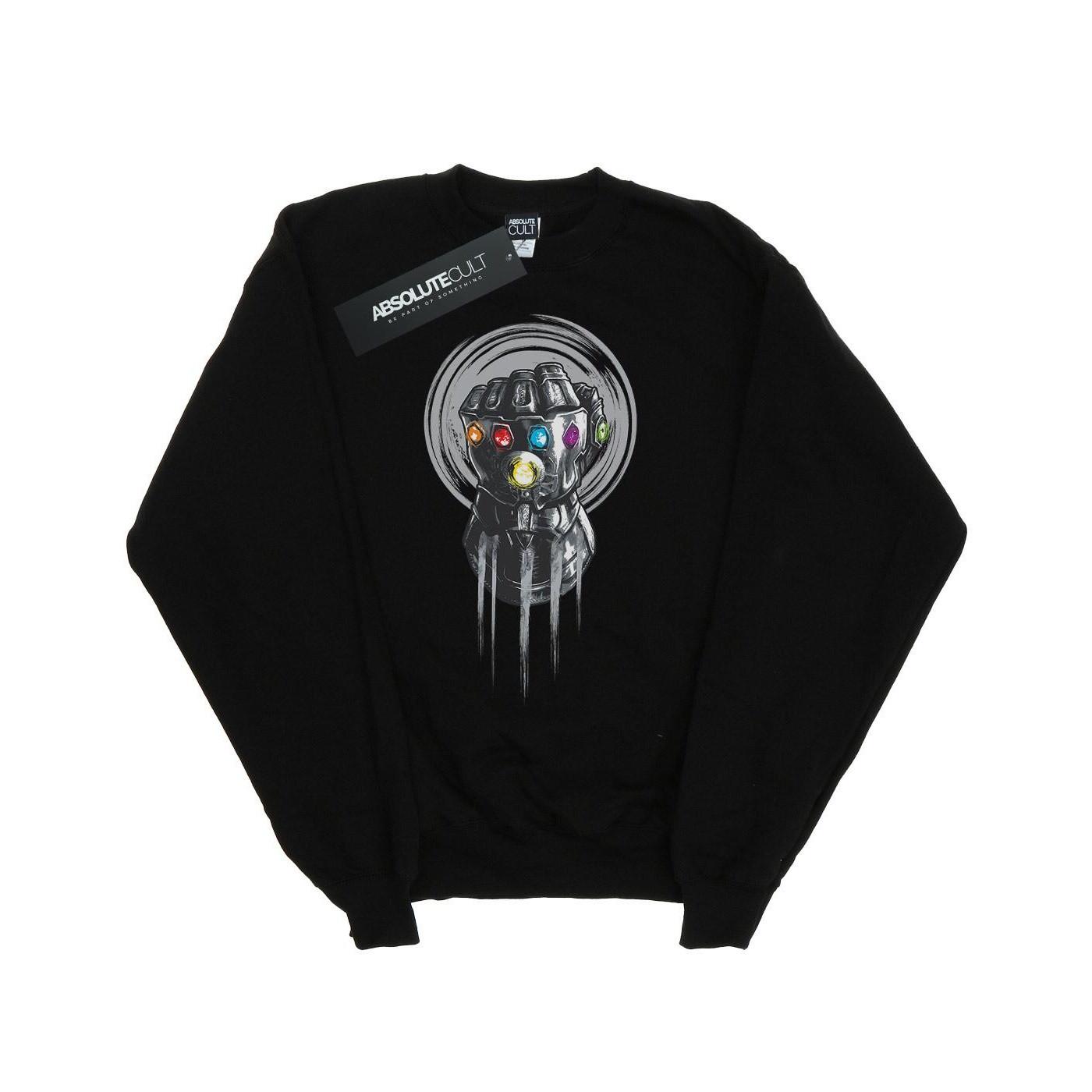 Image of Avengers Infinity War Power Fist Sweatshirt Jungen Schwarz 128