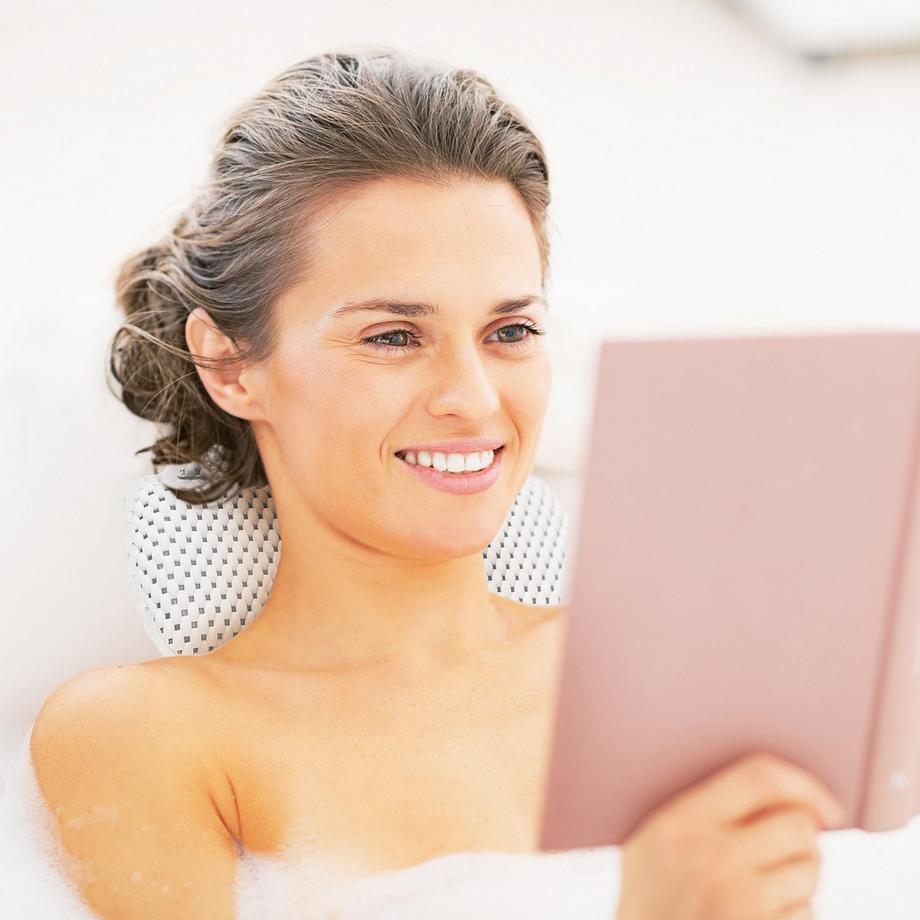 B2X Cuscino per vasca da bagno con ventose  