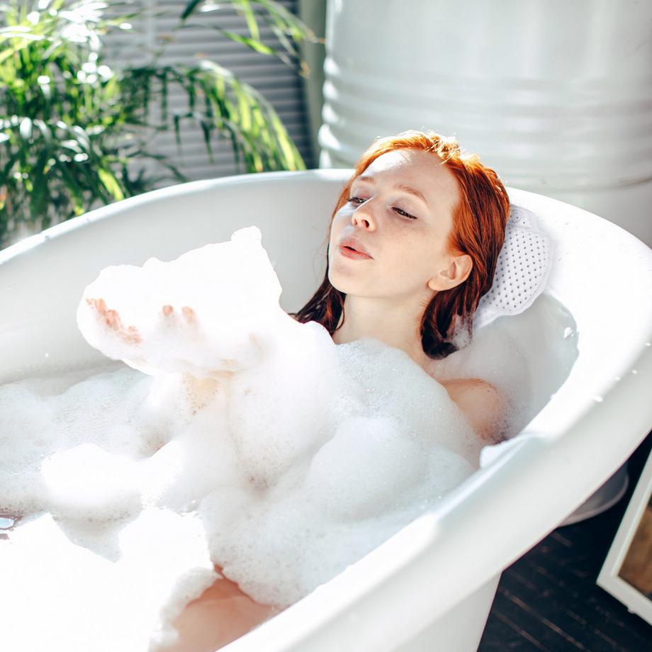 B2X Cuscino per vasca da bagno con ventose  