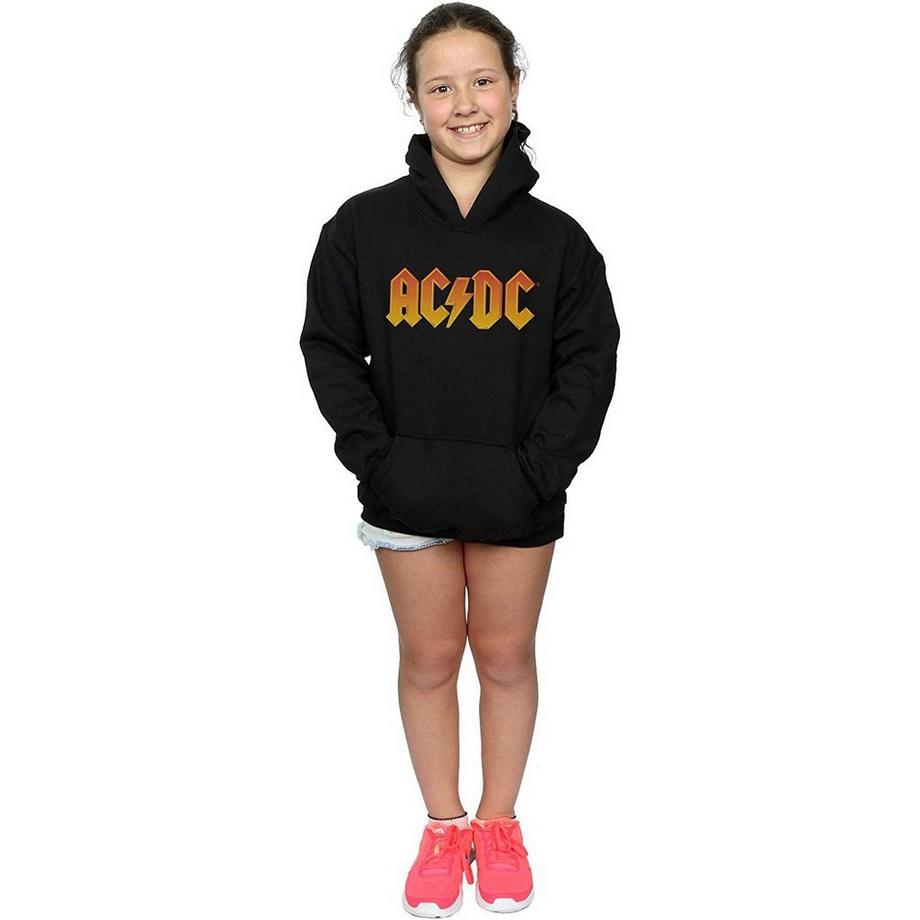 AC/DC ACDC Logo Felpa con Cappuccio  