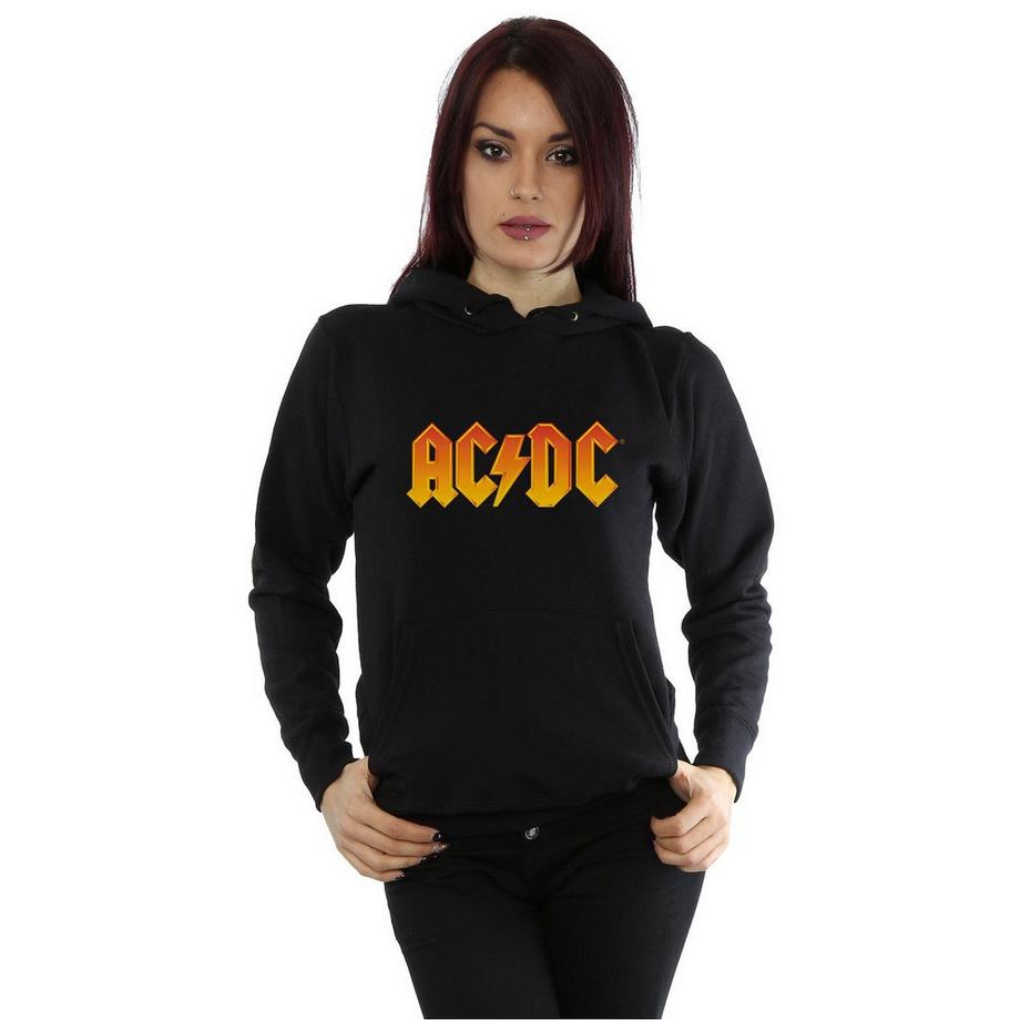 AC/DC ACDC Logo Felpa con Cappuccio  