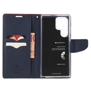 Mercury  Galaxy S22 Ultra - Etui Goospery Fancy coque noir 