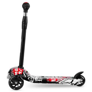 B2X  Dreirädriger Roller Ricokids Piko – mit-rotem Muster 