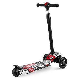 B2X  Dreirädriger Roller Ricokids Piko – mit-rotem Muster 