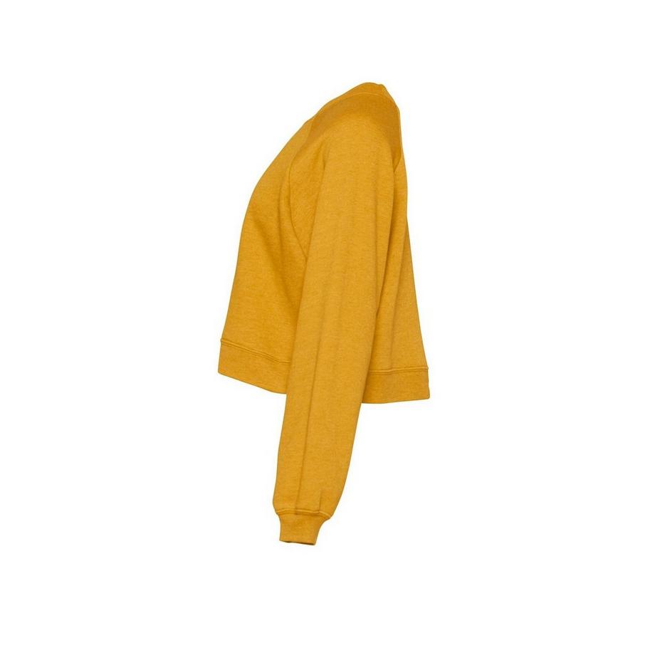 Bella + Canvas Sweat-shirt court en polaire  