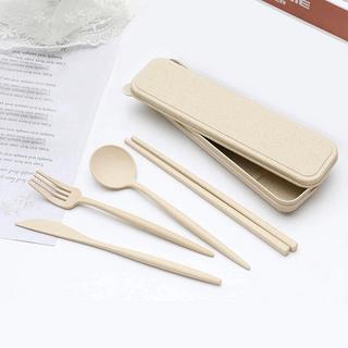 Northio Besteckset mit Stäbchen  Chopsticks und Etui  