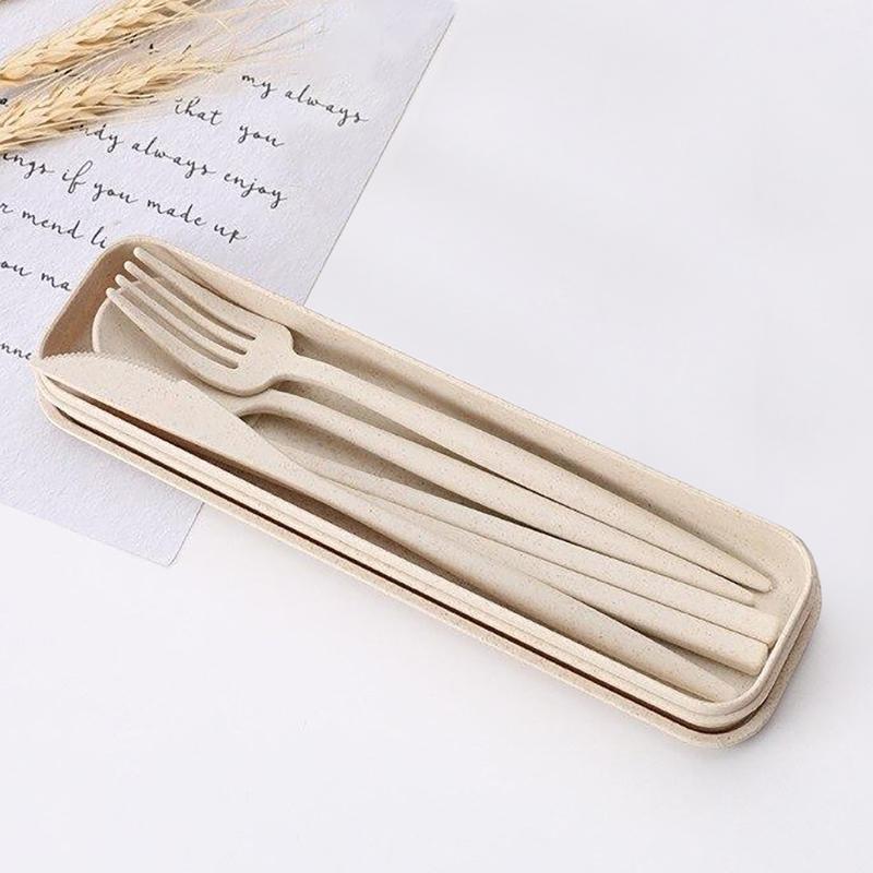 Northio Besteckset mit Stäbchen  Chopsticks und Etui  