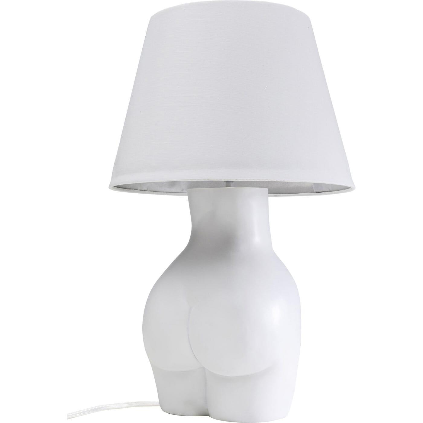 KARE Design Lampe à poser Donna blanche 48  