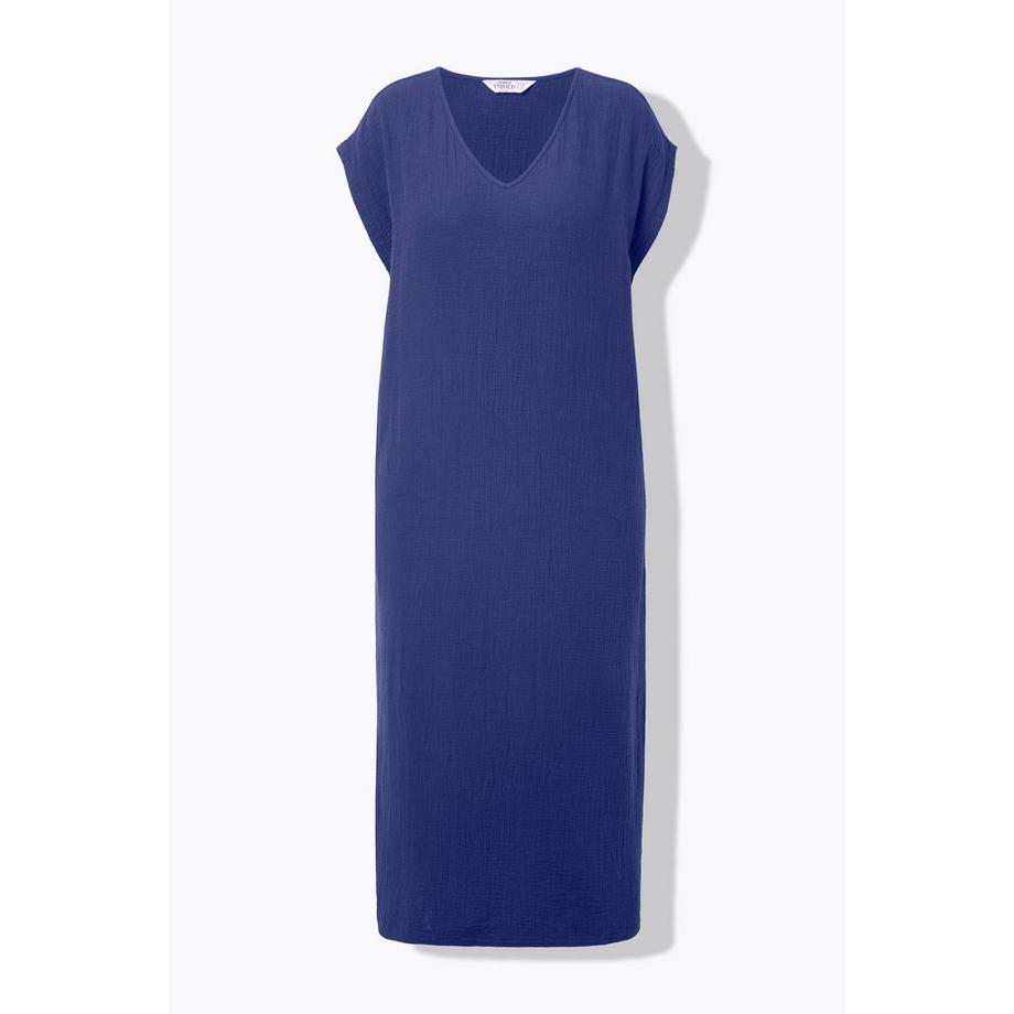 Studio Untold Robe Midi Coupe Oversize Mousseline  