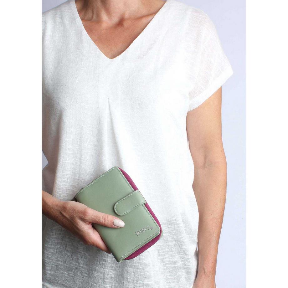 VARGU MASIN 1-A Portefeuille en Cuir Véritable  