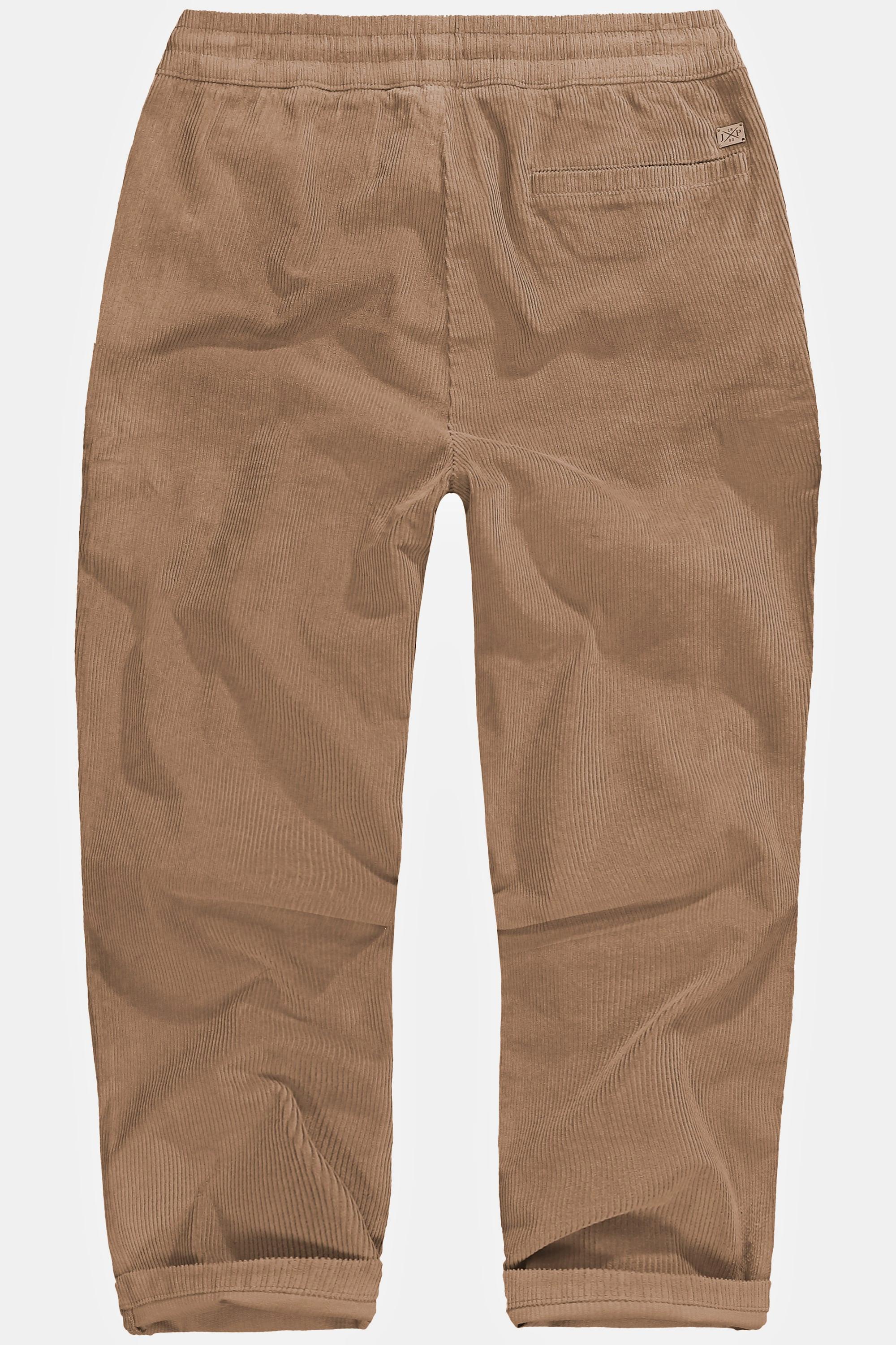 JP1880  Pantaloni di velluto a coste con cintura elastica e vestibilità moderna 