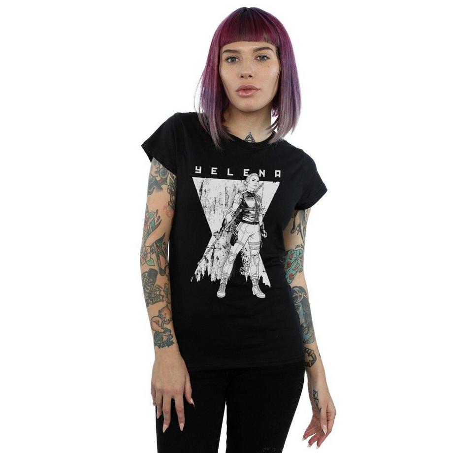 MARVEL Yelena Black Widow T-Shirt Grafica  