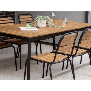 Beliani Tavolo da pranzo da giardino en Legno d'acacia Rustico VALLESE  