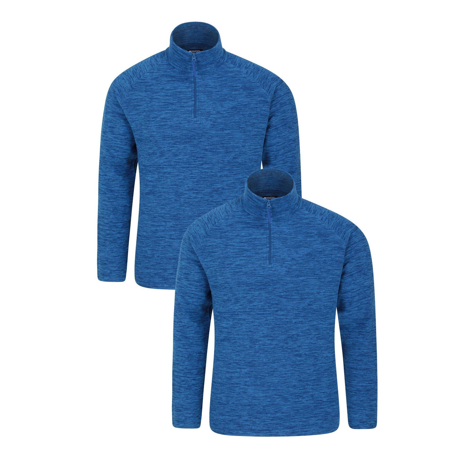 Image of Snowdon Fleeceoberteil (2erpack) Herren Blau XL