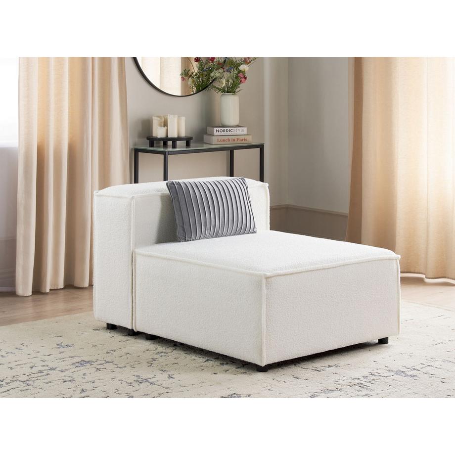 Beliani Sesselmodul aus Bouclé Modern APRICA  
