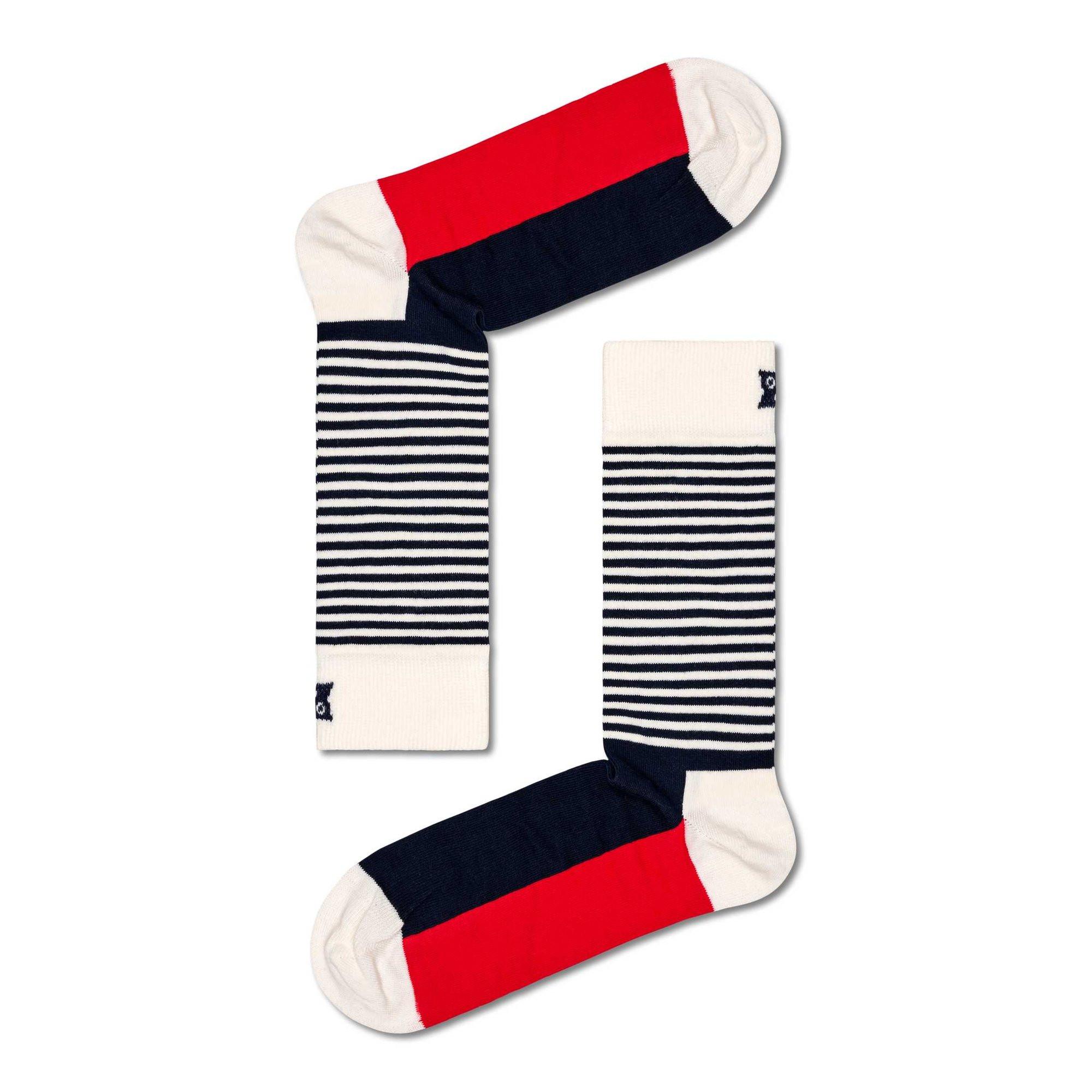 Happy Socks Classic Black & White Socken Geschenkset  