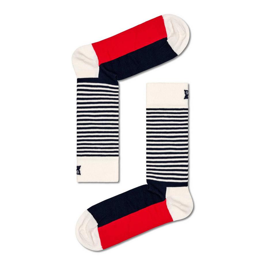 Happy Socks 4er-Pack Classic Black & White Waden Socken  