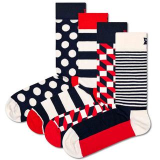 Happy Socks Classic Black & White Socken Geschenkset  
