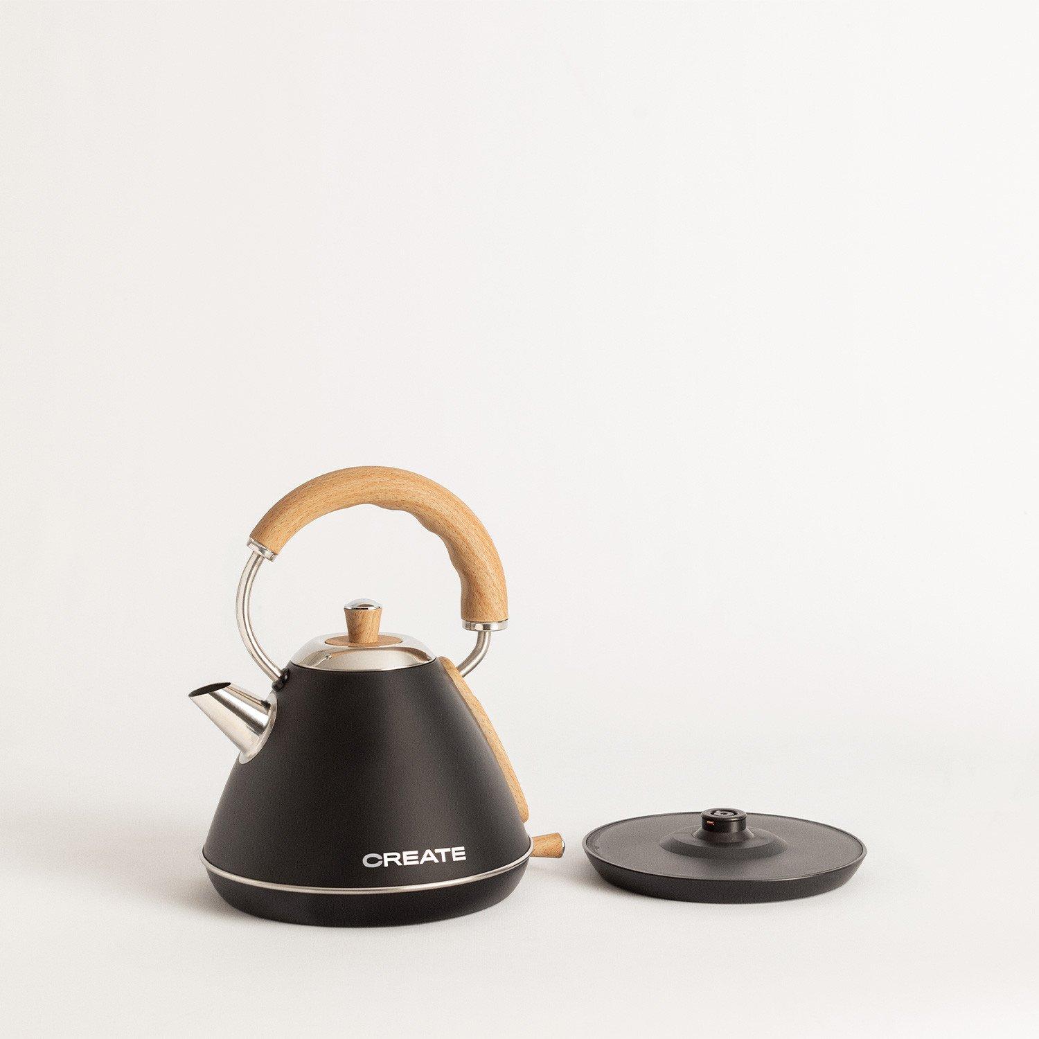 CREATE KETTLE RETRO M - Bouilloire 1 L noir  