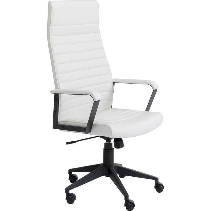 mutoni Chaise de bureau pivotante Labora High blanc  