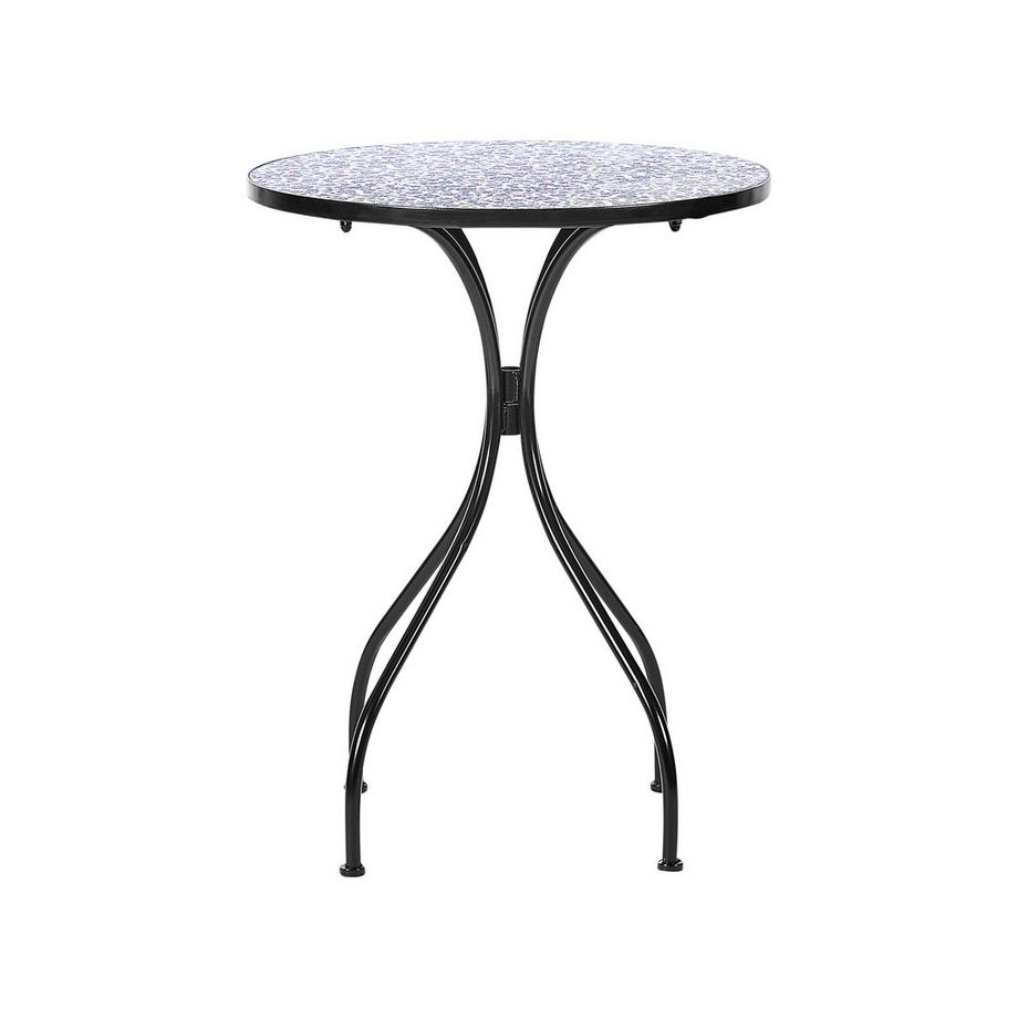 Beliani Outdoor Bistrotisch aus Eisen Retro CAMPRENA  