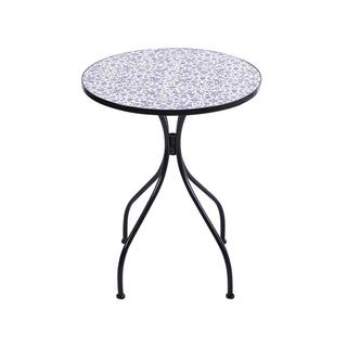 Beliani Tavolino Bistrot en Ferro Retrò CAMPRENA  