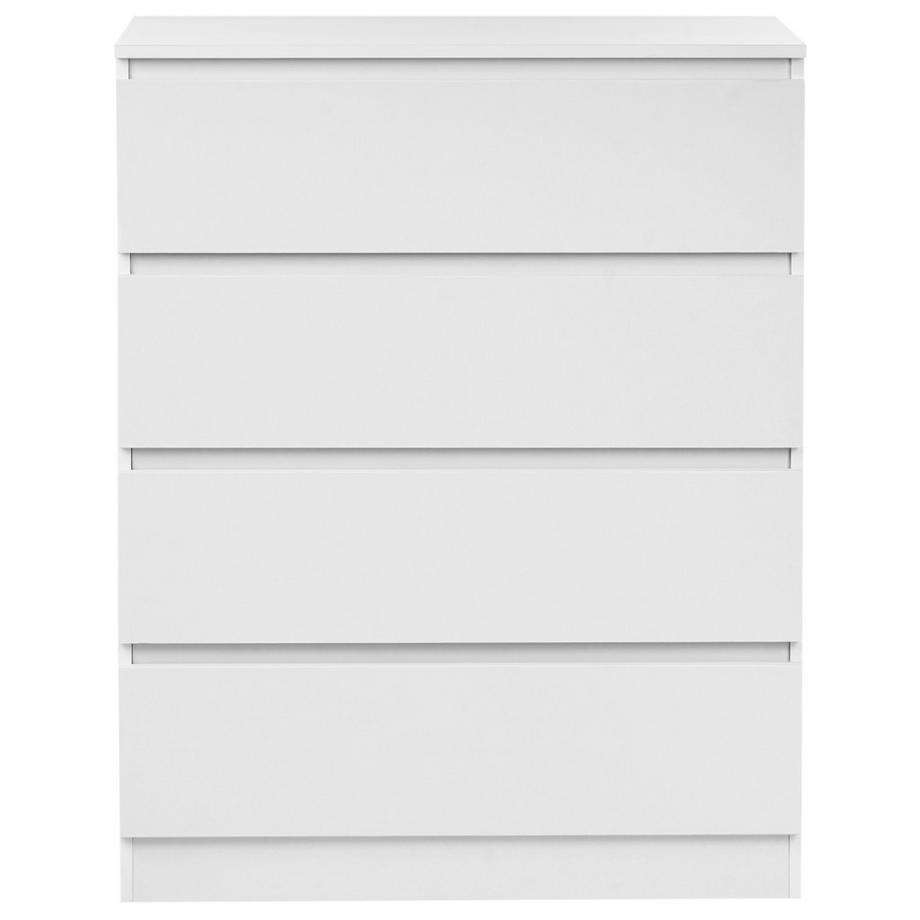 Beliani Kommode mit 4 Schubladen aus Faserplatte Minimalistisch WINNIPEG  