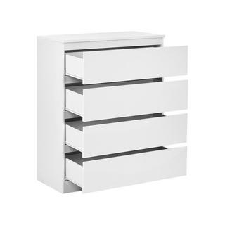 Beliani Cassettiera 4 cassetti en Pannello di fibre (LDF) Scandinavo WINNIPEG  