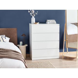 Beliani Cassettiera 4 cassetti en Pannello di fibre (LDF) Scandinavo WINNIPEG  