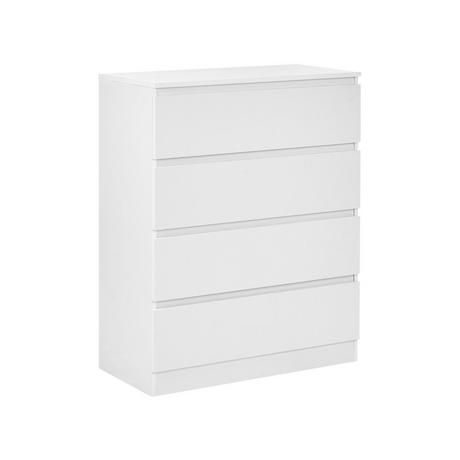 Beliani Cassettiera 4 cassetti en Pannello di fibre (LDF) Scandinavo WINNIPEG  