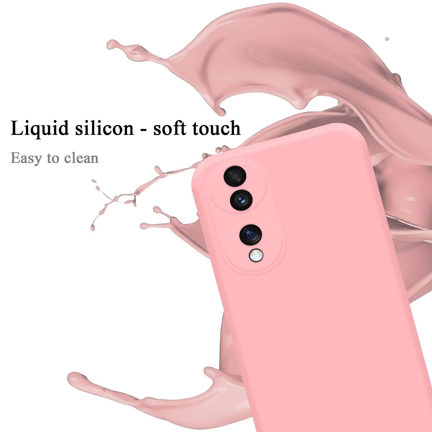 Cadorabo  Hülle für Honor 70 in LIQUID PINK - Schutzhülle aus flexiblem TPU Silikon 