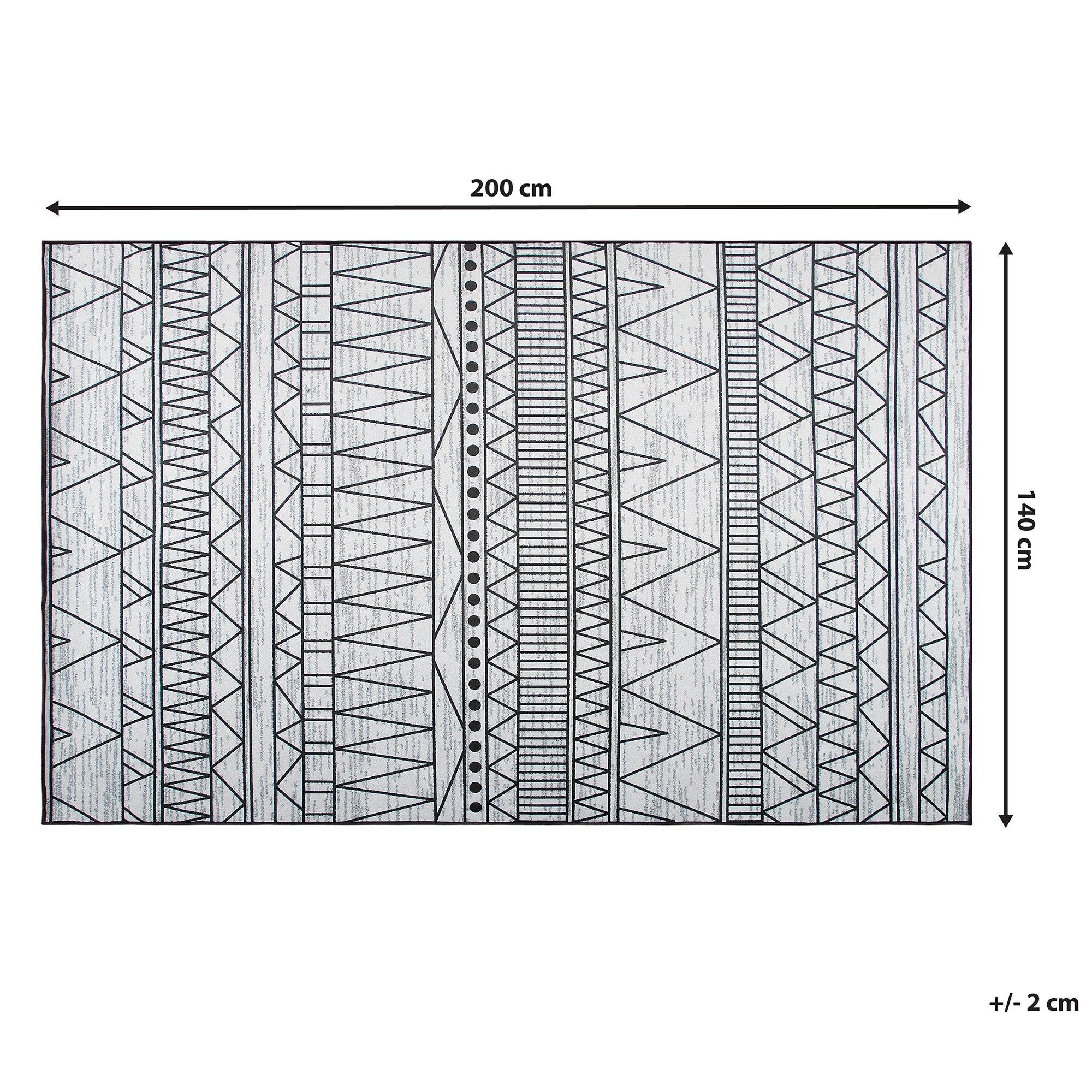 Beliani Teppich aus Polyester Modern KEBAN  