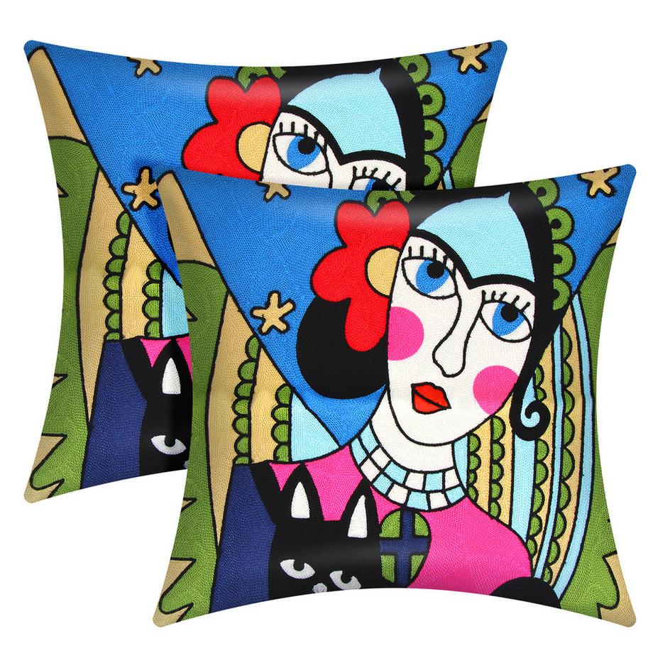 Avizar Lot 2 Housses de Coussin Art Phantura  
