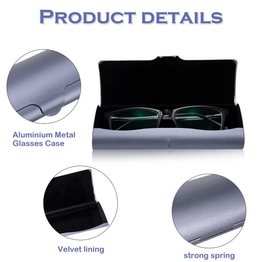 Only-bags.store Aluminium Hartschalen Brillenetui  