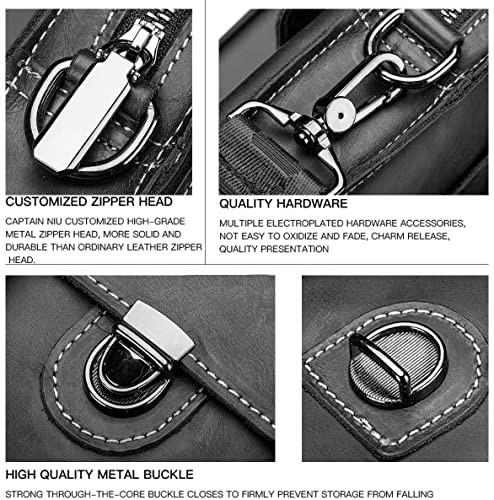 Only-bags.store Vintage Leder Gürteltasche Kleine Umhängetasche Retro Stil  