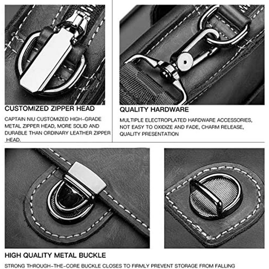 Only-bags.store Sac Ceinture Cuir Vintage Petit Sac Bandoulière Style Rétro  