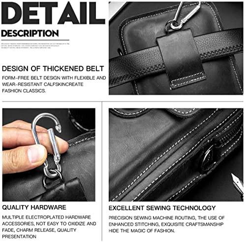 Only-bags.store Vintage Leder Gürteltasche Kleine Umhängetasche Retro Stil  