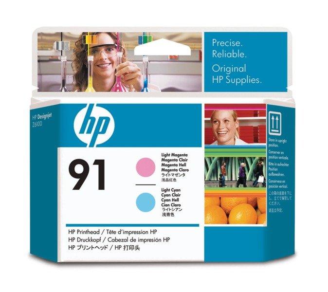 Image of HP Druckkopf 91 mag.u.cyan light C9462A DesignJet Z6100