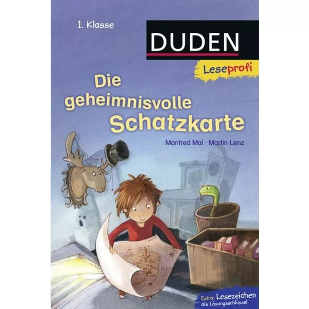- Duden Leseprofi – Die geheimnisvolle Schatzkarte, 1. Klasse, Manfred Mai,Martin Lenz